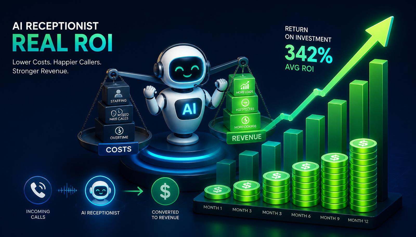 AI Receptionist ROI: How to Calculate Real Payback in 2026
